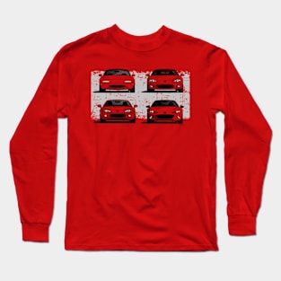 The four generations of the japanese roadster Long Sleeve T-Shirt